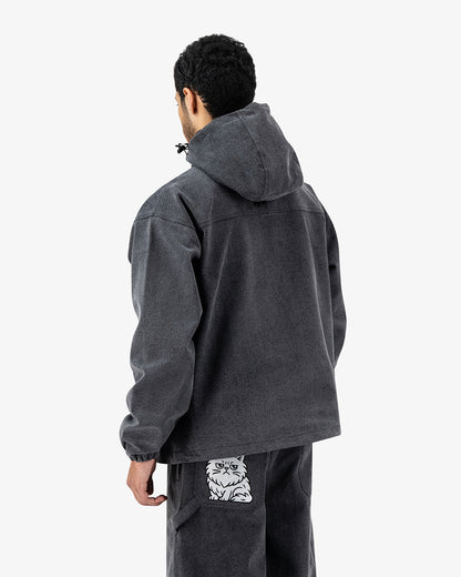 Charcoal Denim Ski Jacket