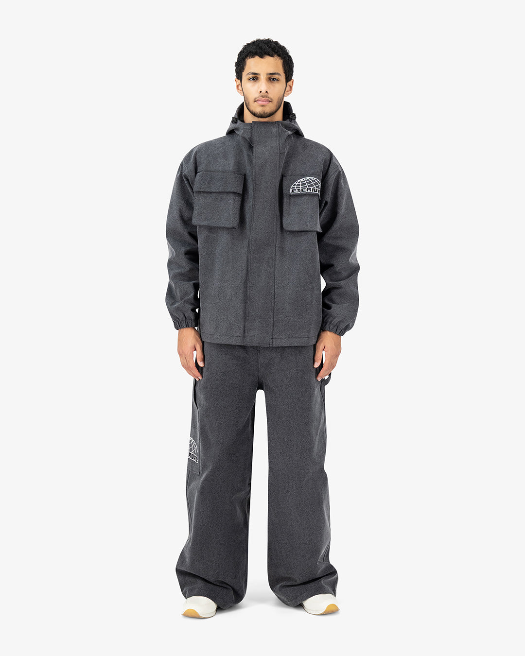 Charcoal Denim Snow Pants