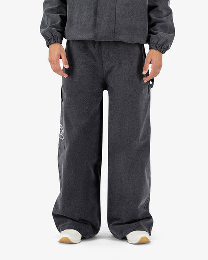 Charcoal Denim Snow Pants