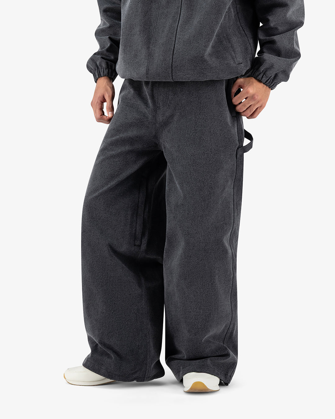 Charcoal Denim Snow Pants