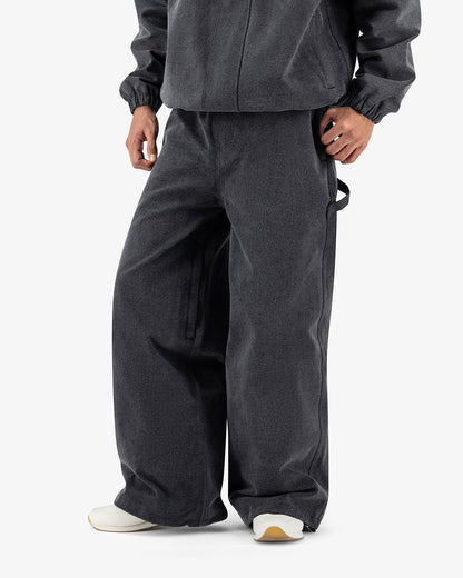 Charcoal Denim Snow Pants